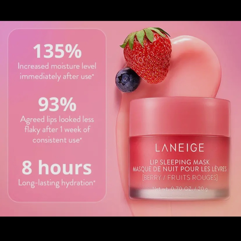 Laneige Sleeping Lip Mask Berry - Picture 4 of 4